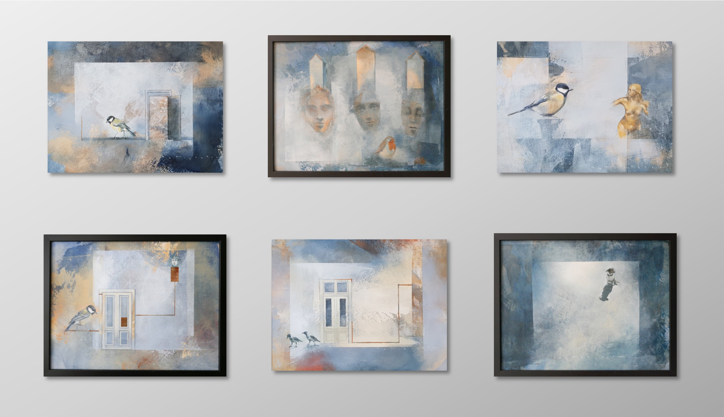 Målningar 35x27 2019